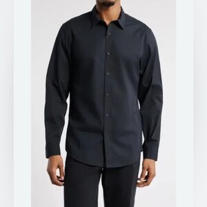 H&M Black Casual Button Down Shirt